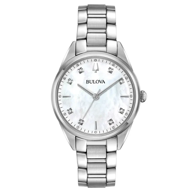 bulova sutton donna madreperla e diamanti
