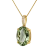 co79 collana/pendente ametista green