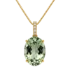 co79 collana/pendente ametista green