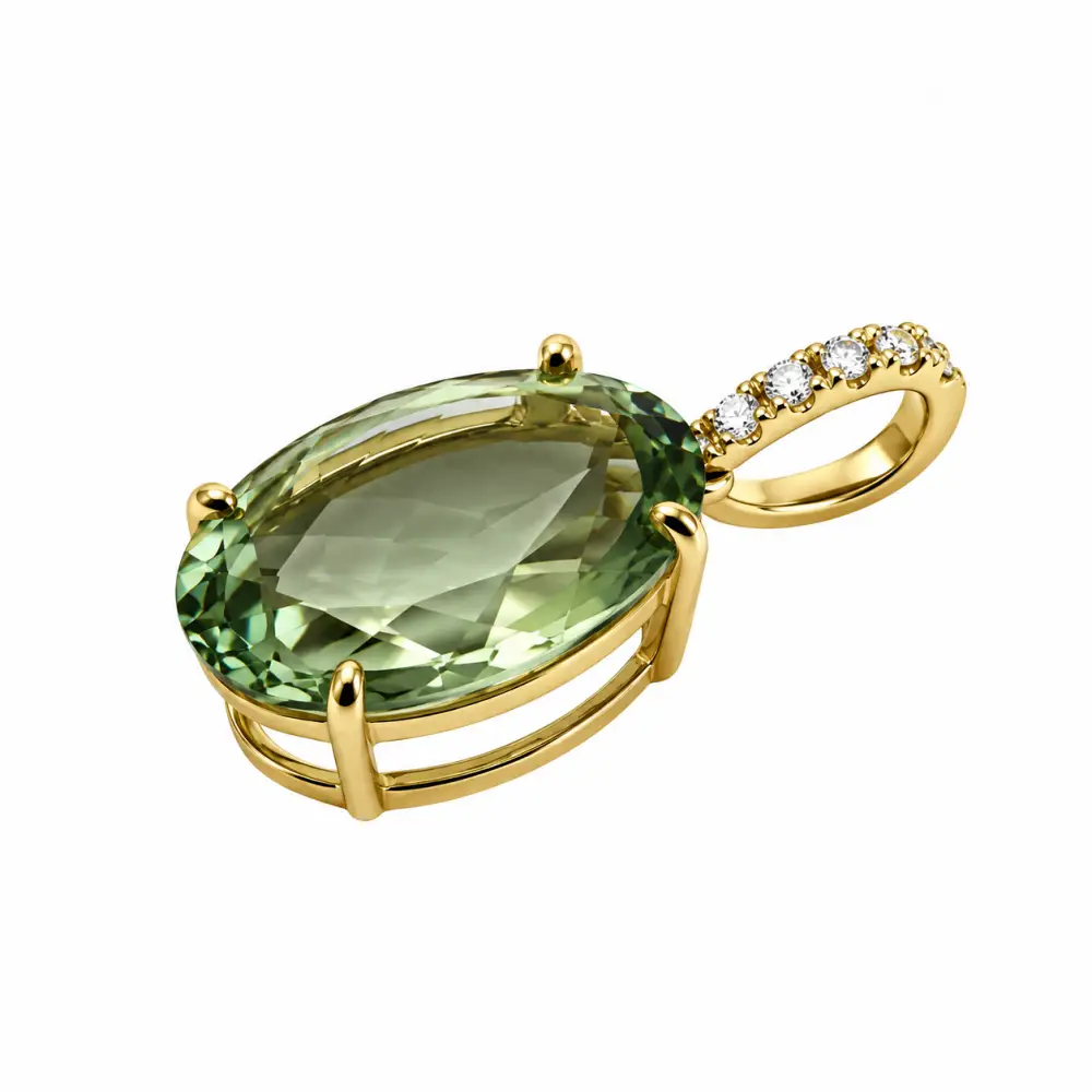 pend79 ametista green e diamanti